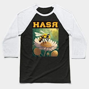 Bee Scabious Mining (Design 2) Baseball T-Shirt